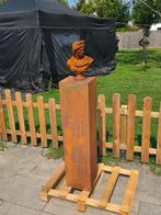 Beeld, David with Pedestal - 130.5 cm - Gietijzer &, Antiek en Kunst