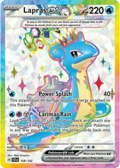 Lapras EX 158/142 Stellar Crown, Hobby en Vrije tijd, Verzamelkaartspellen | Pokémon, Losse kaart, Nieuw, Foil, Ophalen of Verzenden