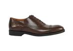TESTONI 1929 Oxford Shoes Brogue Burnished Calf Brown 7 UK -, Nieuw