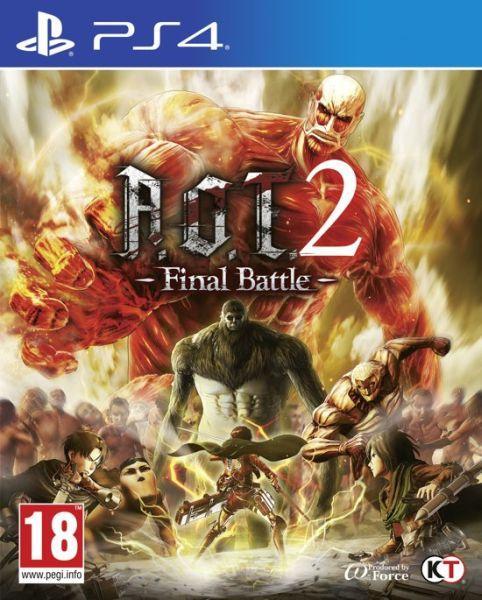 A.O.T. Attack on Titan 2 Final Battle-Standaard (PlayStation, Spelcomputers en Games, Games | Sony PlayStation 4, Nieuw, Ophalen of Verzenden