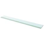 vidaXL Schappen 2 st 110x12 cm glas transparant, Huis en Inrichting, Woonaccessoires | Wandplanken en Boekenplanken, Verzenden