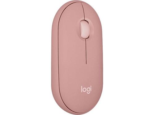 Logitech -  Pebble Mouse 2 M350s  - Roze, Computers en Software, Muizen, Rechtshandig, Draadloos, Nieuw, Verzenden