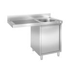 GGM Gastro | Vaatwasser spoelkast - 1200x700mm - met 1 |, Witgoed en Apparatuur, Verzenden, Nieuw, Inbouw