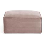 *WOONWINKEL* Kave Home Blok Moderne Hocker Rechthoekig - Rib, Verzenden, Nieuw, Stof