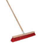 Talen Tools Straatbezem 60 cm Rood - Perfect voor Buiten,..., Tuin en Terras, Hand-tuingereedschap, Ophalen of Verzenden, Nieuw