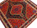 Perzisch tapijt- Hamadan- 150x140 cm-Handgeknoopt vloerkleed