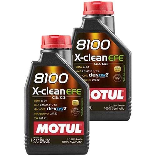 Motul Aanbieding: 2 X 8100 X-Clean Efe 5W30 1L, Computers en Software, Laptop-opladers, Verzenden