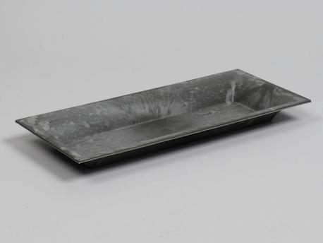Onderbord Loodlook 28-12*3 cm. rechthoek Basic Grey Plate, Hobby en Vrije tijd, Knutselen, Nieuw, Ophalen of Verzenden