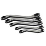 Topgear 5-delige ring ratelsleutelset - 6 tot 21 mm - 45..., Doe-het-zelf en Verbouw, Gereedschap | Handgereedschap, Ophalen of Verzenden
