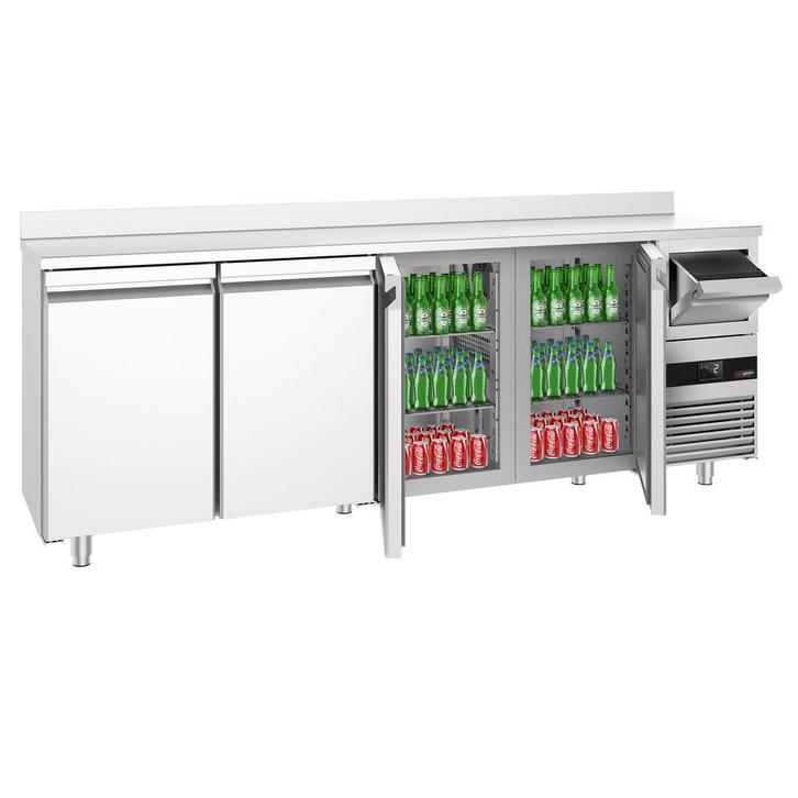 GGM Gastro | Bar & Dranken koelwerkbank PREMIUM - 2690x600mm, Zakelijke goederen, Horeca | Meubilair en Inrichting, Verzenden