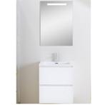 Badmeubel Wiesbaden Sephia Compleet Met Led Spiegel 60 CM, Ophalen of Verzenden, Nieuw