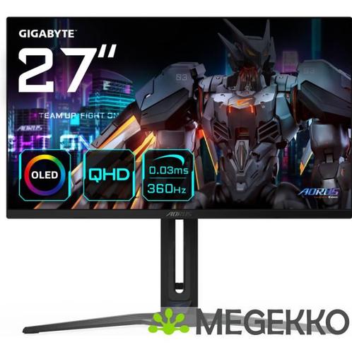Gigabyte AORUS FO27Q3 27  Quad HD 360Hz OLED Gaming Monitor, Computers en Software, Monitoren, Nieuw, Verzenden