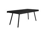 Eettafel Tessa 160x78 cm Zwart Teak House of Rebels, Huis en Inrichting, Tafels | Eettafels, Verzenden, Nieuw