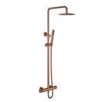 Doucheset OPTIMA RONDO | GEBORSTELD KOPER | Complete set, Ophalen of Verzenden, Nieuw, Douche
