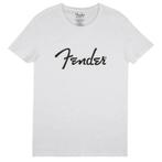 Fender T-Shirt spaghetti logo wit L, Nieuw, Verzenden