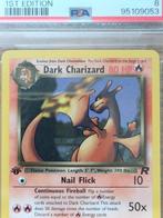 Pokémon - 1 Graded card - Dark Charizard #21 First edition,, Hobby en Vrije tijd, Verzamelkaartspellen | Pokémon, Nieuw