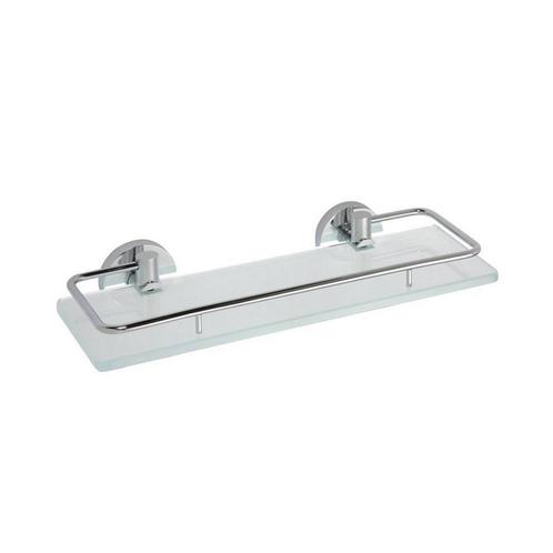 Glazen Planchet Sapho X-Round 30x5.5 cm met Rails Chroom, Doe-het-zelf en Verbouw, Sanitair, Ophalen of Verzenden