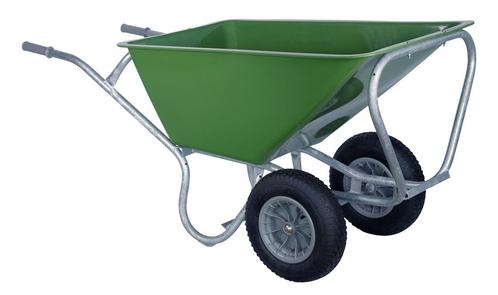 Hummer tweewielige groene stalkruiwagen 160 liter,, Zakelijke goederen, Agrarisch | Werktuigen, Ophalen of Verzenden