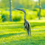 sculptuur, Purper reiger - 630 mm - Metaal, Antiek en Kunst