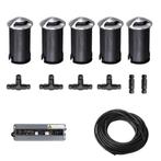 5x LED tuinpad spot - 12V - 3 kanten - 41mm - complete set, Ophalen of Verzenden, Nieuw