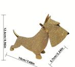 Decoratief ornament - wandelstok - Schotse terriër goud
