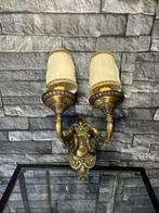 Wandlamp - Italiaanse Ghidini Bronzen Wandlamp - Brons