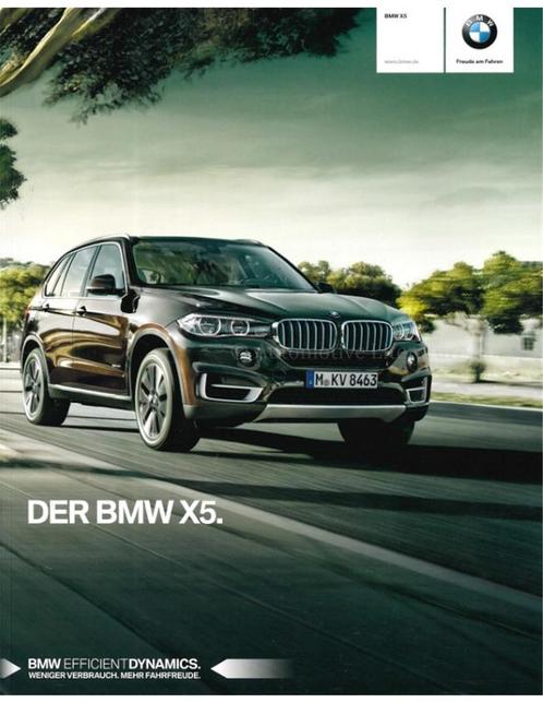 2015 BMW X5 BROCHURE DUITS, Boeken, Auto's | Folders en Tijdschriften, BMW