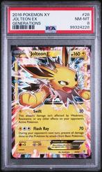 2016 Pokemon XY - Generations - Jolteon EX #28 - PSA 8, Verzenden, Nieuw, Foil