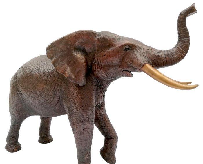 Beeldje - Olifant - Brons, Antiek en Kunst, Kunst | Designobjecten