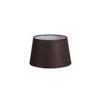 Linnen lampenkap bruin 25/16, Huis en Inrichting, Lampen | Lampenkappen, Bruin, Rond, Nieuw
