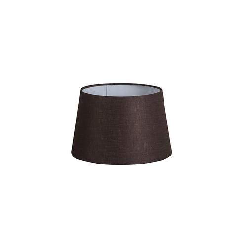 Linnen lampenkap bruin 25/16, Huis en Inrichting, Lampen | Lampenkappen, Minder dan 25 cm, Rond, Bruin, Nieuw