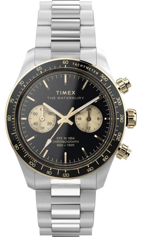 Timex TW2Y24000 Waterbury Heritage horloge, Sieraden, Tassen en Uiterlijk, Horloges | Heren, Staal, Nieuw, Staal, Overige merken