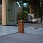 Marina 40 Square Tuinlamp Corten Tuinverlichting, Tuin en Terras, Buitenverlichting, Overige materialen, Verzenden, Minder dan 50 watt