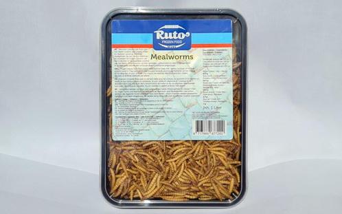 Ruto Meelwormen 1 Liter Diepvries, Dieren en Toebehoren, Pluimvee | Toebehoren, Ophalen of Verzenden