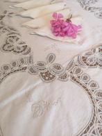 Tafelkleed (13) - 255 cm - 175 cm - Groot tafelkleed, Antiek en Kunst, Antiek | Kleden en Textiel