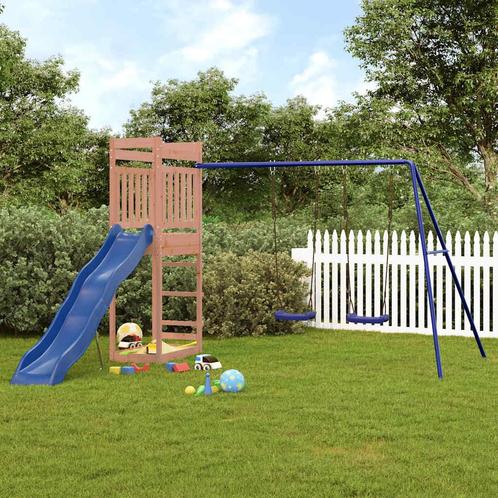 vidaXL Speelhuis massief douglashout, Kinderen en Baby's, Speelgoed | Buiten | Speeltoestellen, Nieuw, Verzenden