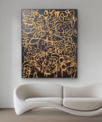 Lyora Art - GILDED FLOW (XL) Acrylic painting - Hand signed