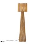 Japandi vloerlamp naturel met kap - Dart, Nieuw, Overige materialen, Japandi, 100 tot 150 cm