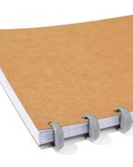 HEMA Ringschrift A4 5x5mm kraft, Verzenden, Nieuw