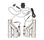 Dual RVS Uitlaat klep 3inch met afstands bediening, Ophalen of Verzenden, Nieuw