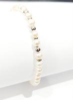 Armband - 18 karaat Witgoud Parel, Nieuw