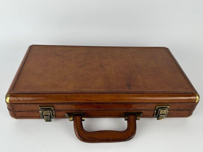 Flamant - Kaartspel A luxury card game leather set -, Antiek en Kunst, Curiosa en Brocante