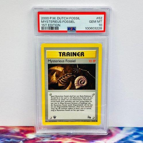 Pokémon Graded card - Mysterieus 1st Edition #62 Fossil -, Hobby en Vrije tijd, Verzamelkaartspellen | Pokémon