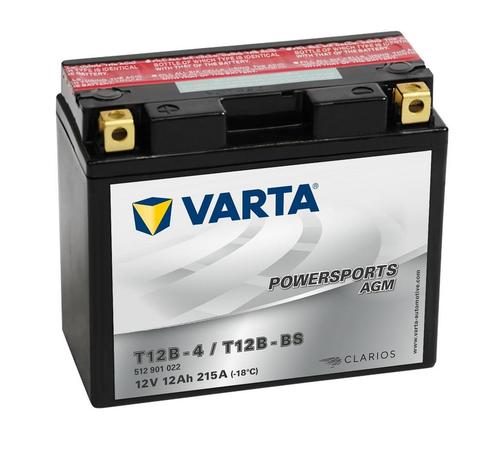 Varta Agm T12b-4 / T12b-bs, Auto-onderdelen, Accu's en Toebehoren, Verzenden