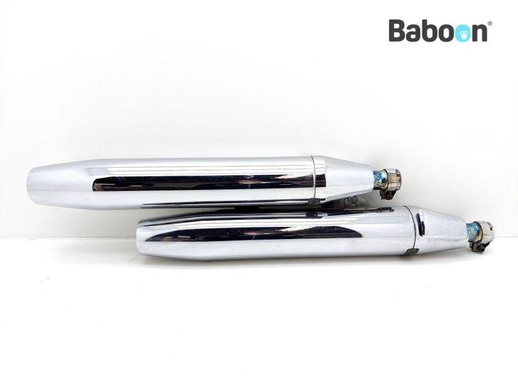 Uitlaatdemperset Origineel Yamaha XVS 1100 A Dragstar, Motoren, Onderdelen | Yamaha, Gebruikt, Verzenden