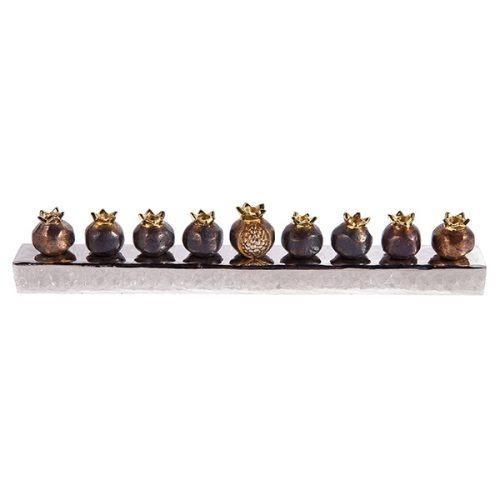 Chanukah Menorah van Yair Emanuel een prachtige handgema..., Huis en Inrichting, Woonaccessoires | Kandelaars en Kaarsen