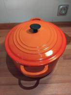 Le Creuset - Braadpan - Geëmailleerd gietijzer - vlam oranje