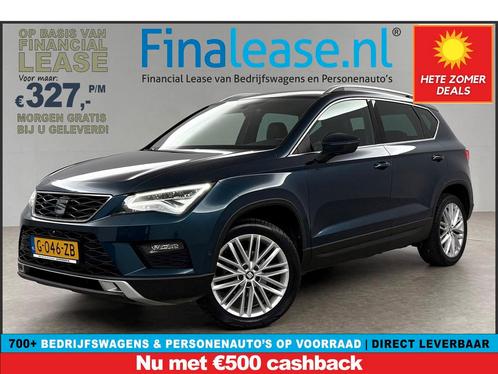 SEAT Ateca 1.5 TSI Xcellence 150PK Automaat Sfeerverlichting, Auto's, Seat, Lease, Automaat, SUV of Terreinwagen, Benzine, Blauw