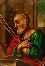 Scuola francese XVIII secolo - San Tommaso, Antiek en Kunst, Kunst | Niet-Westerse kunst