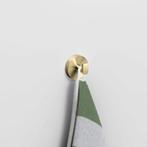 Handdoekhaak Clou Flat Set 2st Goud Geborsteld PVD, Ophalen of Verzenden, Nieuw, Bad